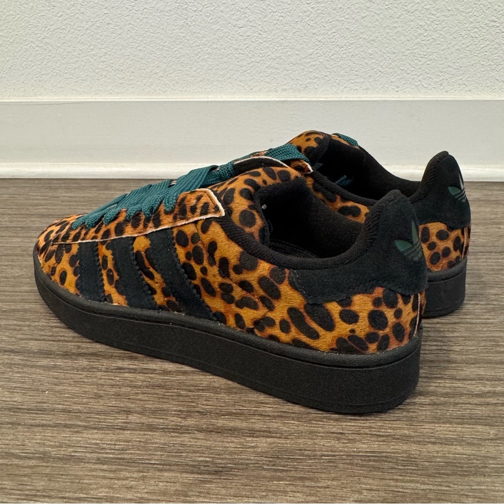 Adidas Wmns Campus 00s 'Cheetah Pack - Collegiate Green' sz 10 - Picture 5 of 5